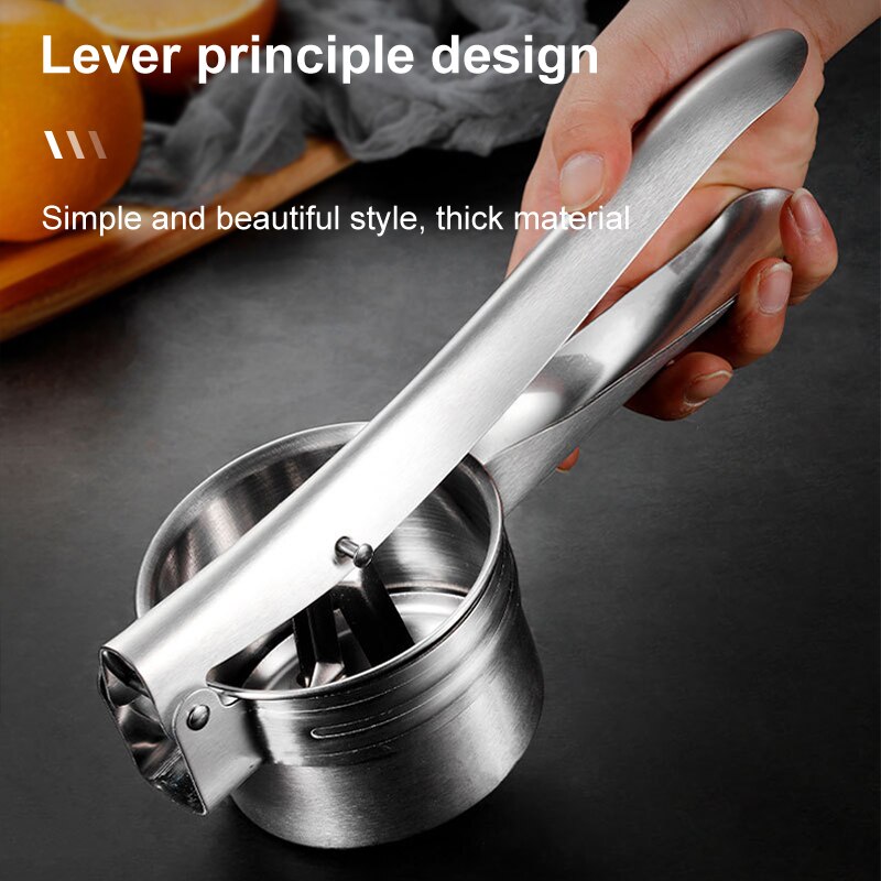 Rvs Sapcentrifuge Handmatige Juicer Roestvrij Staal Citroen Clip Fruitpers Groente Vulling Citruspers Citruspers Tool