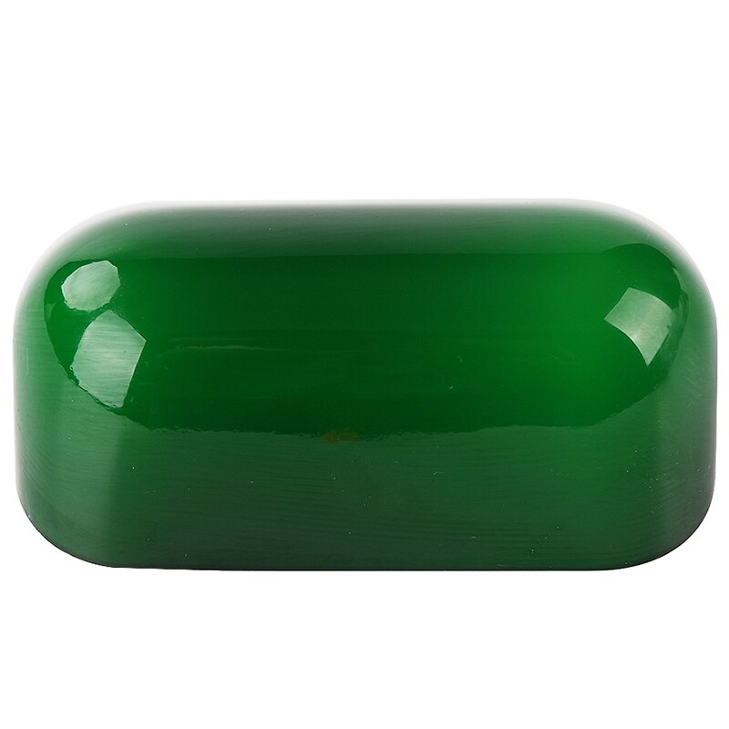 Couvercle de lampe de banquier en verre de couleur verte/abat-jour en verre de lampe de banquiers