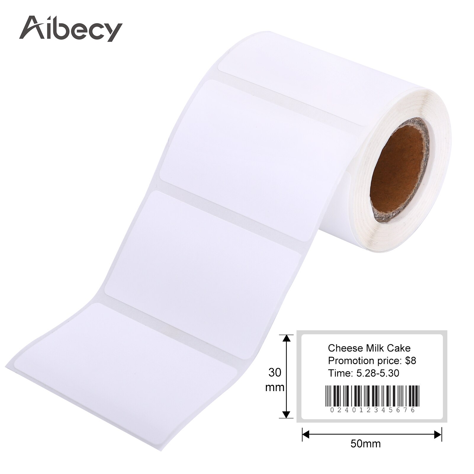 Label Printer Sticker Thermal Label Paper Self-Adhesive Printable Paper Roll Waterproof Oil-Proof Tear Resistant for DP23/DP30: type 8