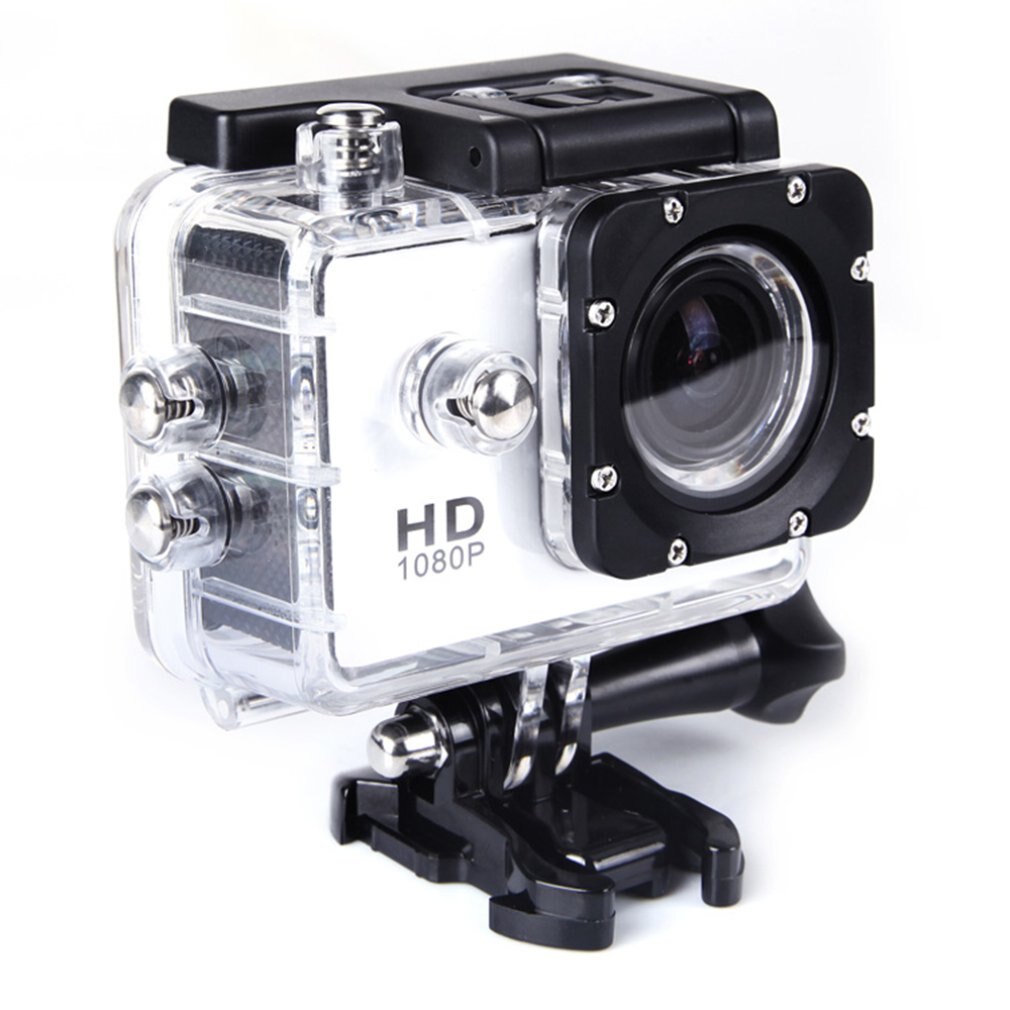 SJ6000 HD Sport Waterproof 1080p DVR Dash Cam 30FPS 2.0"LCD Diving 30M Waterproof sport DV: white