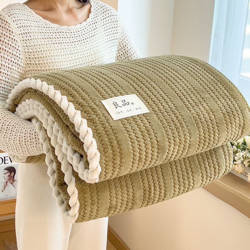 Gooi deken voor bank Winterdeken King Size Home Warm geruit dekbed Sprei Beddengoed Laken