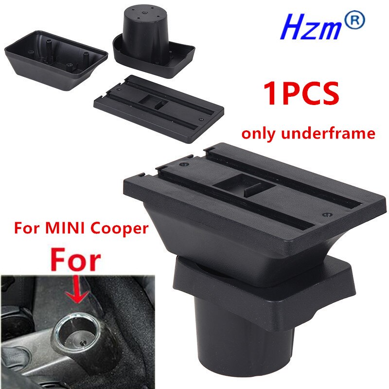 For MINI Cooper R50 R52 R53 R56 R57 R58 F55 F56 F57 Countryman R60 F60 Armrest box car accessories styling: only underframe