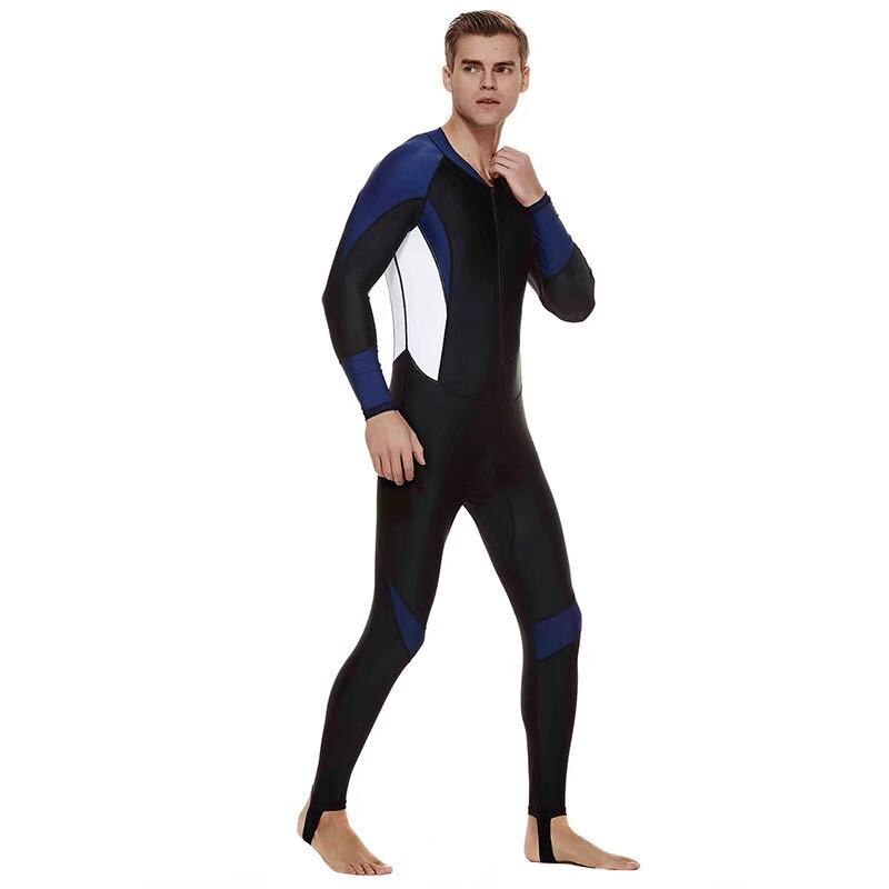 Rash Guard UPF 50+ UV Sunprotection for Men Lycra Full Body Diving Suit Full Wetsuit & Breathable Sports Dive Skins for Snorkel: A1 / L