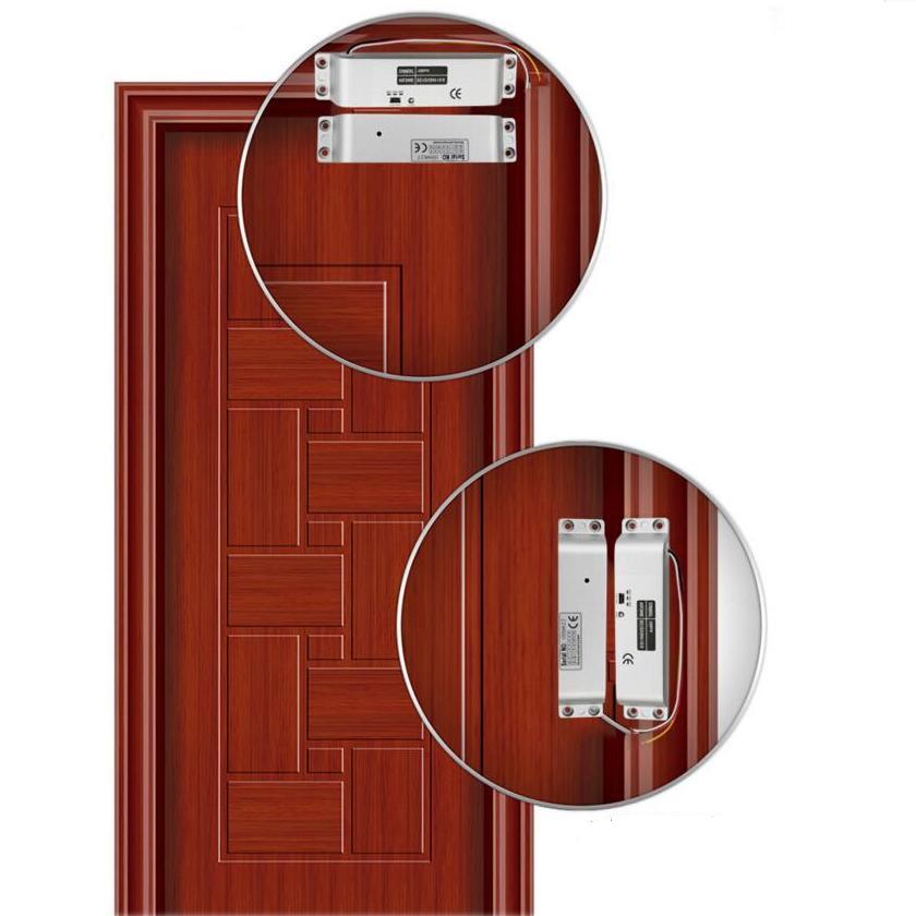 Surface Mounted Electric Bolt Lock DC12V Fail Safe for Wooden Door Deadbolt NC Mode Fail Safe Electronics Door Bolt
