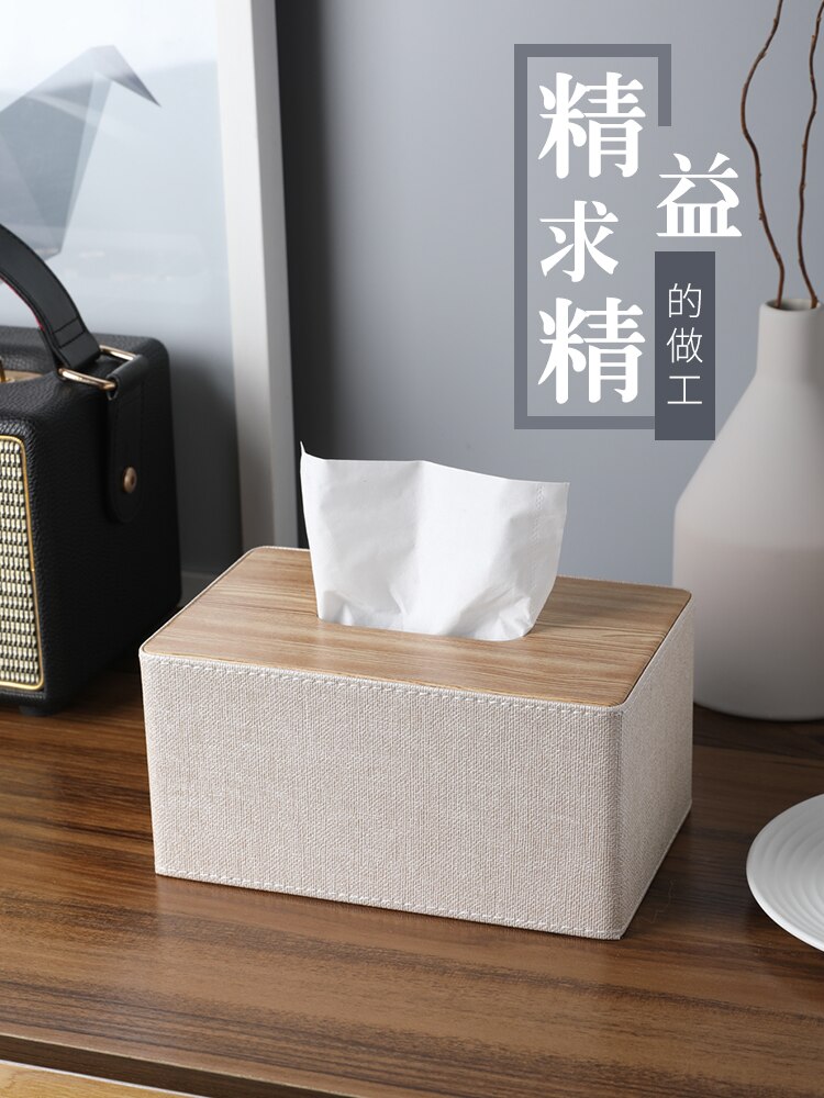black wood tissue box square vintage reusable tissue box container retro Servilletas De Papel napkin dispenser EA60ZJ