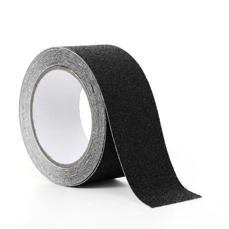 Outdoor Anti-Slip Tape Stickers High Friction Non Slip Tape Abrasive Adhesive For Stairs Safety Tread Step Bath Kitchen Gadgets: black