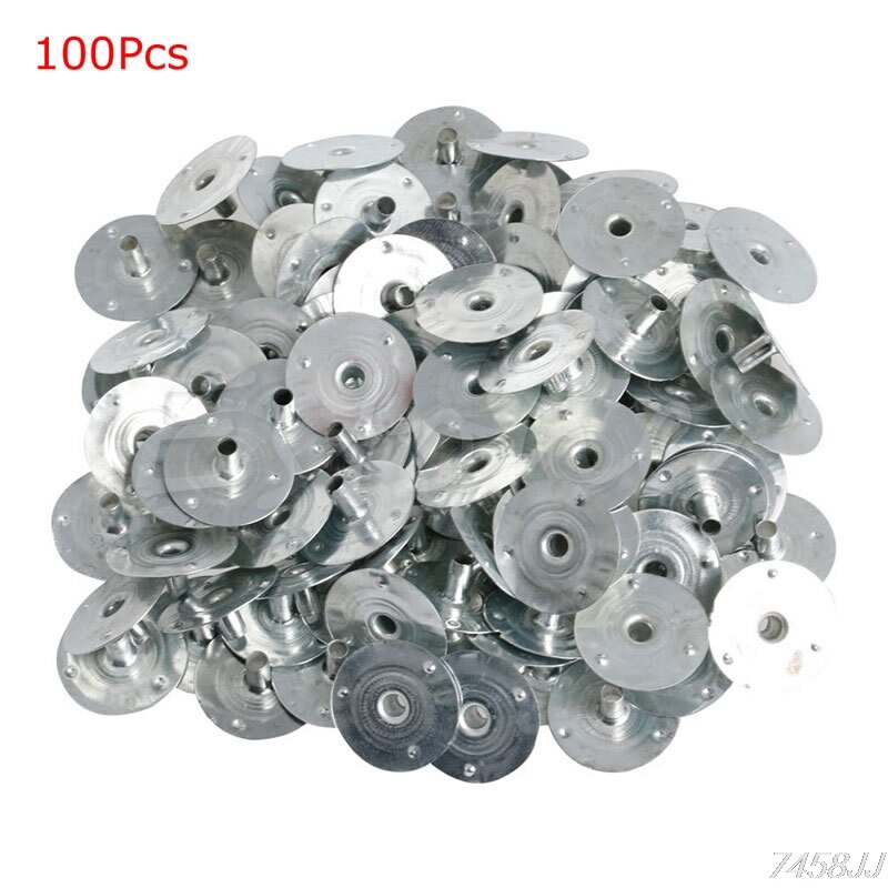 Support métallique pour mèche à bougie,accessoire couleur argent, idéal en fabrication de , dimensions 12,5x2,5 mm, 100 ou 200 pièces: 100