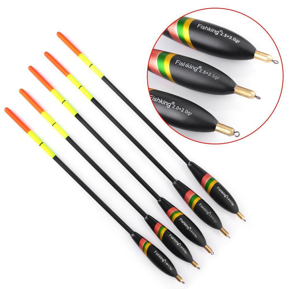 five-pack fishing float with lead pendant, float with striking fish and large buoyancy, fir long-range bold tail f U4B4