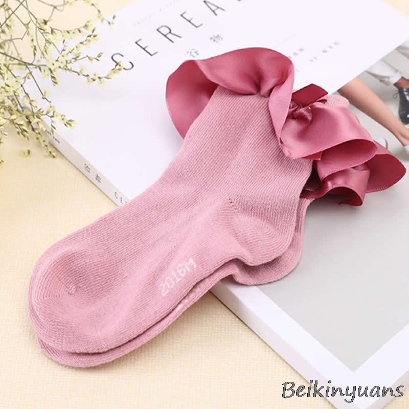 Baby Mädchen Kinder Faux Wildleder Spitze Baumwolle Socken Prinzessin Weiche Trim Baby Kleinkind Kurze Socken