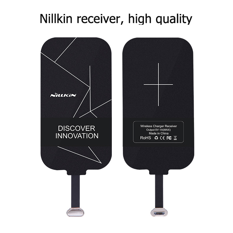 Qi Wireless Charging Adapter for Samsung Galaxy J2 Pro J3 J5 J7 J4 J6 J8 J4+ J6+ Wireless Charger+Micro USB Receiver