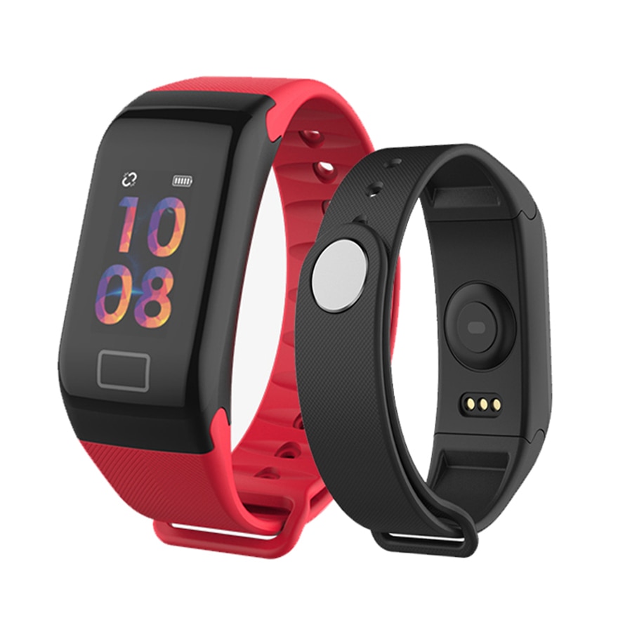 F1 plus fitness tracker smart armband F1 horloge met HR fitness sleep tracker waterdicht activiteit tracker Band voor Android IOS