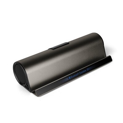 BT10-Altavoz Bluetooth con soporte para teléfono móvil, tableta, ordenador, portátil, Subwoofer de columna inalámbrico, reproductor de música, barra de sonido central: Brown