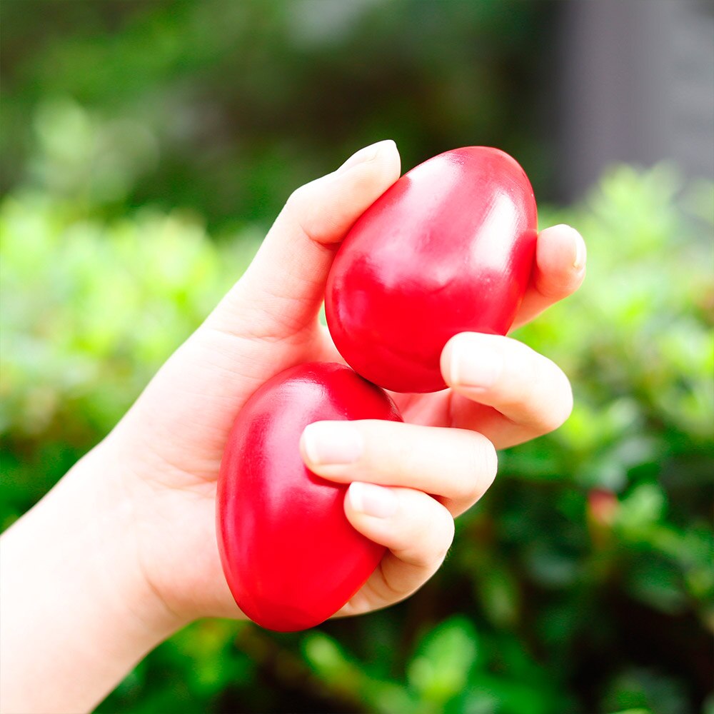 2 uds. Maracas de madera para agitar huevos, instrumentos musicales de percusión, instrumentos musicales de percusión para huevos