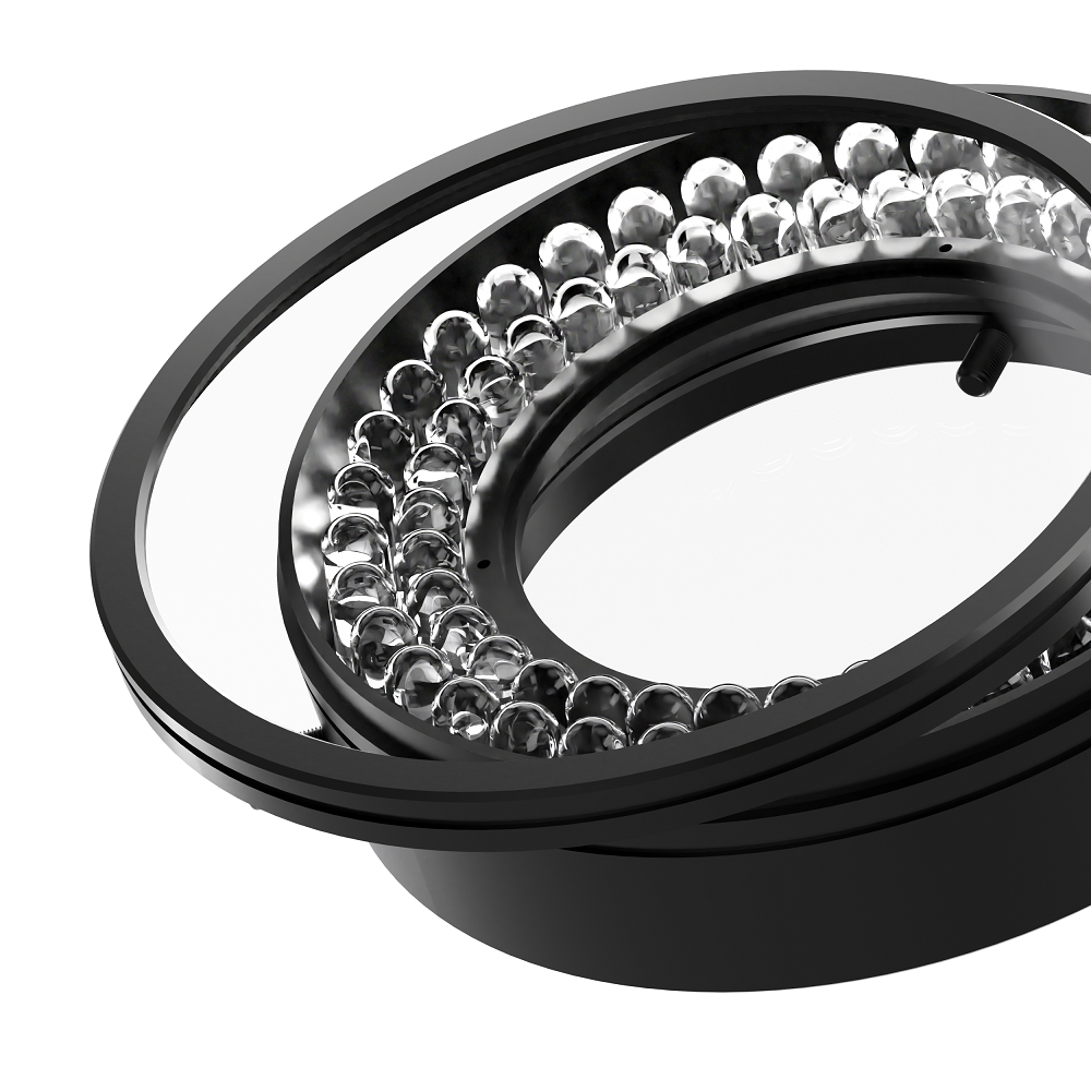 Fuente de luz de anillo polarizado para microscopio mecánico LS720 +, 72 Uds., cuentas de lámpara grandes de alto brillo para eliminar brillo y reflejo