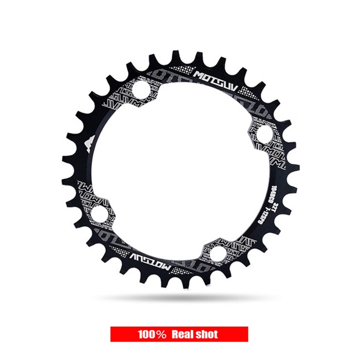 Motosuv redondo estrecho ancho motoring MTB bicicleta de montaña bicicleta 104BCD 32T 34T 36T 38T plato de dientes partes 104 BCD