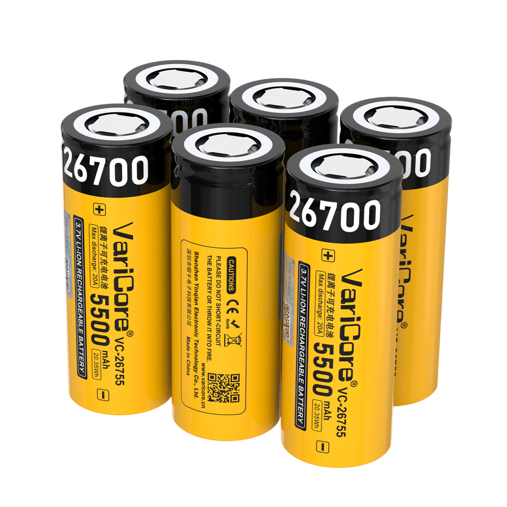 26700 lithium-ion battery/3.7V 5500mAh rechargeabl... – Grandado
