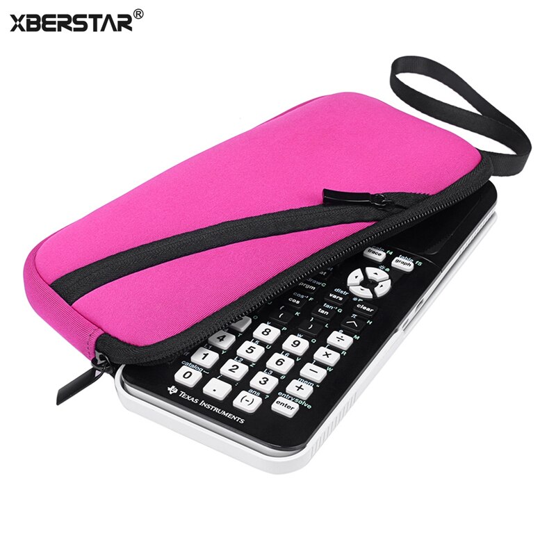 Bolsa de transporte macio luva caso de armazenamento para texas instruments TI-84 83 89 plus ti-nspire cx/cx cas calculadora de gráficos bolsa