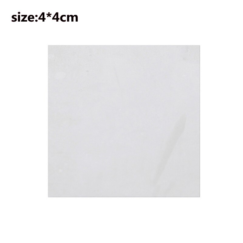 Arcilla de plata de arte, papel de plata de ley 999, de joyería de plata artesanal hecho a mano, tipo de papel plegable de plata suave: 4x4cm  1pcs