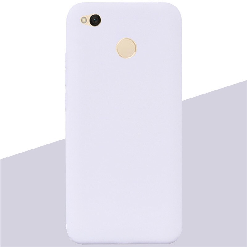 Case For Xiaomi Redmi 4x Case Silicone Soft TPU Ultra Thin Slim Shockproof Case For Xiaomi Redmi 4X On For Redmi 4x Silicon Case: 16 White