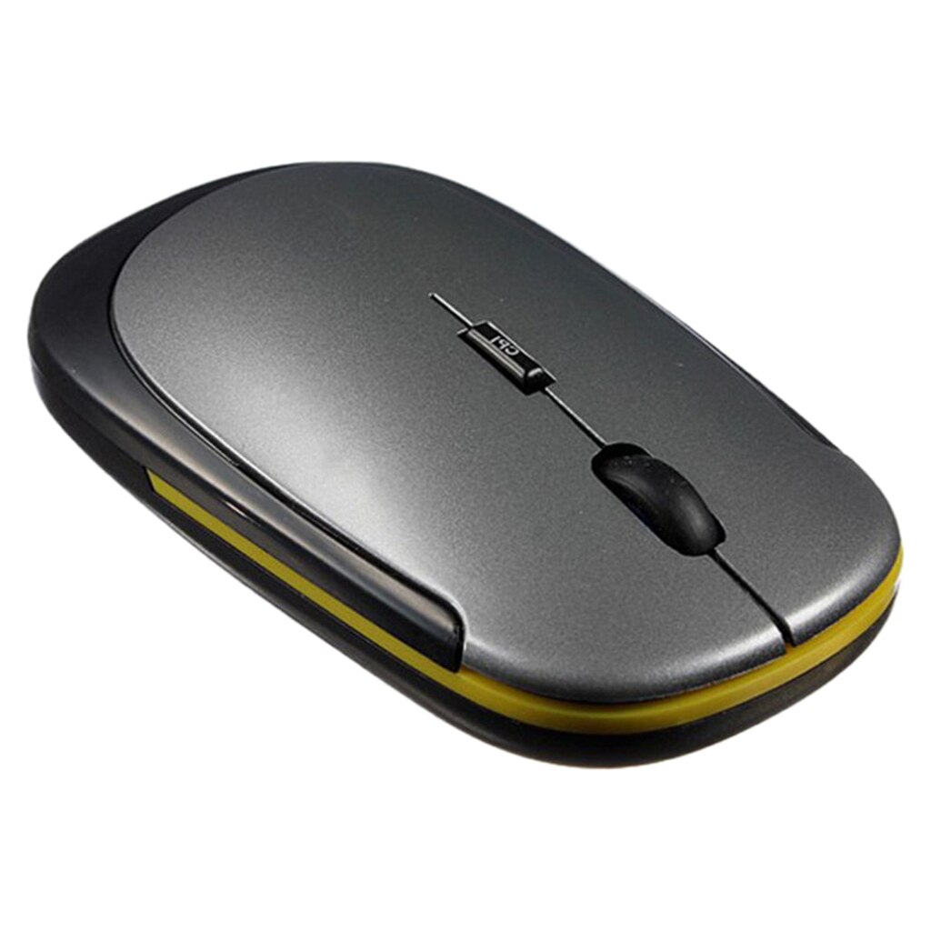 2.4 Ghz Senza Fili Ufficio Del Mouse Ottico 1000DPI Mini Mute Mouse Silenzioso per per il Computer Portatile TV мышь игровая: gray