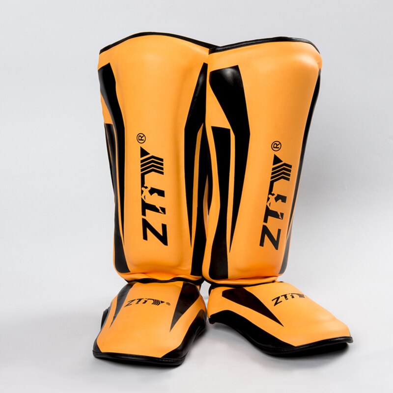 Muay Thai Shin Guards Leg Pads Protective Gear MMA Shinguards Boxing Sanda Karate Muay Thai Shin Guards white