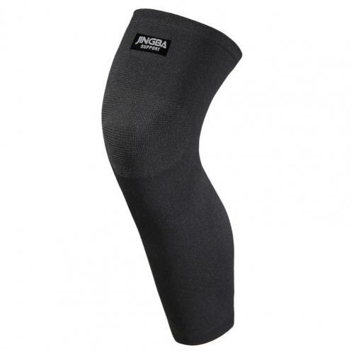 Been Knie Brace Stretch Compressie Been Mouwen Brede Toepassing Zachte Dagelijkse Brede Toepassing Been Knie Mouw: Black XL