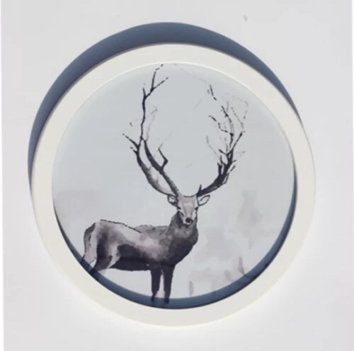Ronde Europese Fotolijst Opknoping Muur Massief Houten Decoratie Creatieve Fotostudio Combinatie Fotowand Thuis Fotolijst: 14inch / WHITE