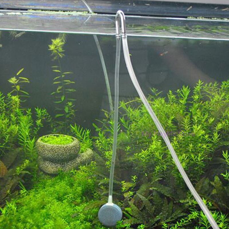 Akvarium rør luft akvarium u form rustfrit stål co2 ilt luftningsstik co2 system dele fisk tank tilbehør c42