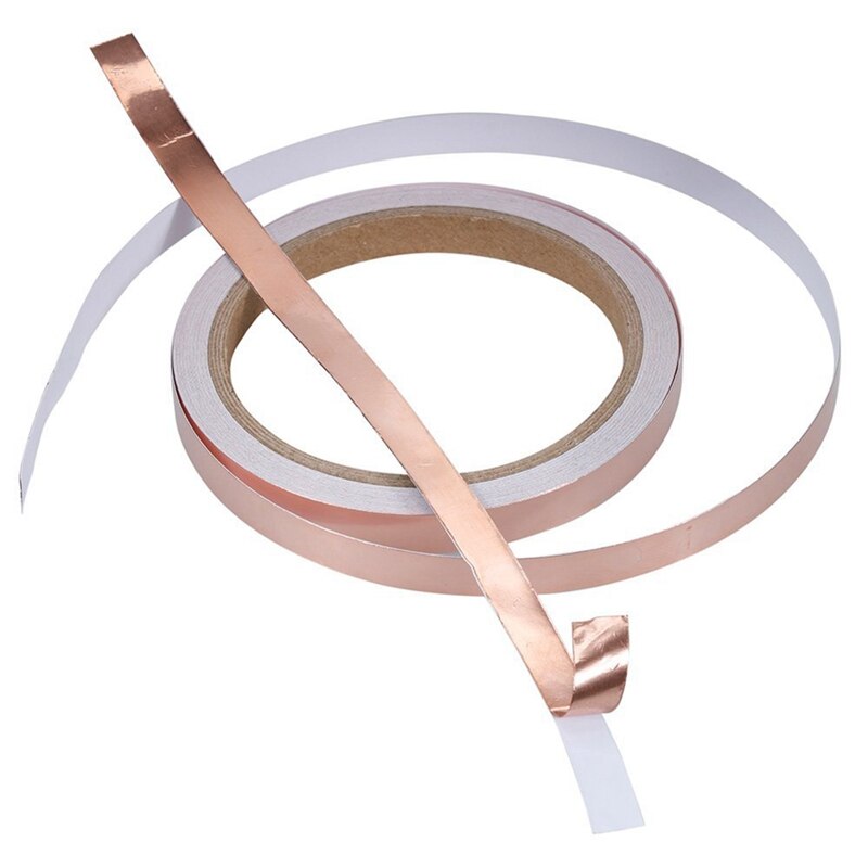 3*10M Nastro di Lamina di Rame con Conduttivo Adhensive Schermatura EMI Adesivo Conduttivo per Stained Glass, carta Circuiti, Elettrico R