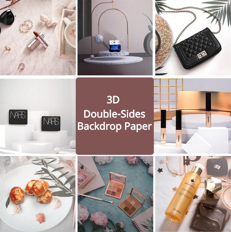 Mini arrière-plan pour séance de Photos, accessoires de photographie en marbre, nourriture, bijoux, pour Studio de photographie, pour les photographes, achetez 4 et 1 gratuit