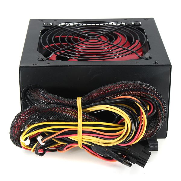 Max 800W ATX SLI PCI-E 12cm Fan 20/24pin 12V 2.0 Passive PFC Power Supply Silent Fan PC Computer SATA Gaming PC Power Supply