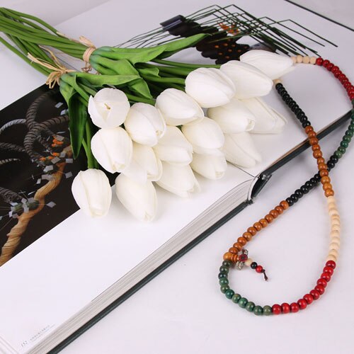10Pcs Kunstmatige Tulpen Nep Bloemen Vivid Mini Tulp Flores Fleur Artificiales Voor Thuis Boeket Bruiloft Decoratie Goedkope Bloem: A1
