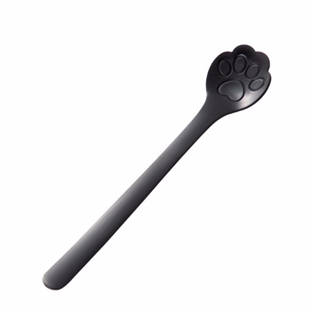 Goud Kat Klauw Mini Creatieve Koffie Roestvrij Stalen Lepel Dessert Snoep Thee Lepel Drinken Servies Keuken Gadget: 7