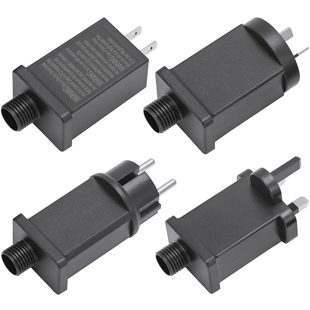 12V 1000mA/1250mA/1500mA Voeding Converter IP44 Waterdichte Transformator US/EU/AU/UK plug Vervang Yard Opblaasbare LED Adapter