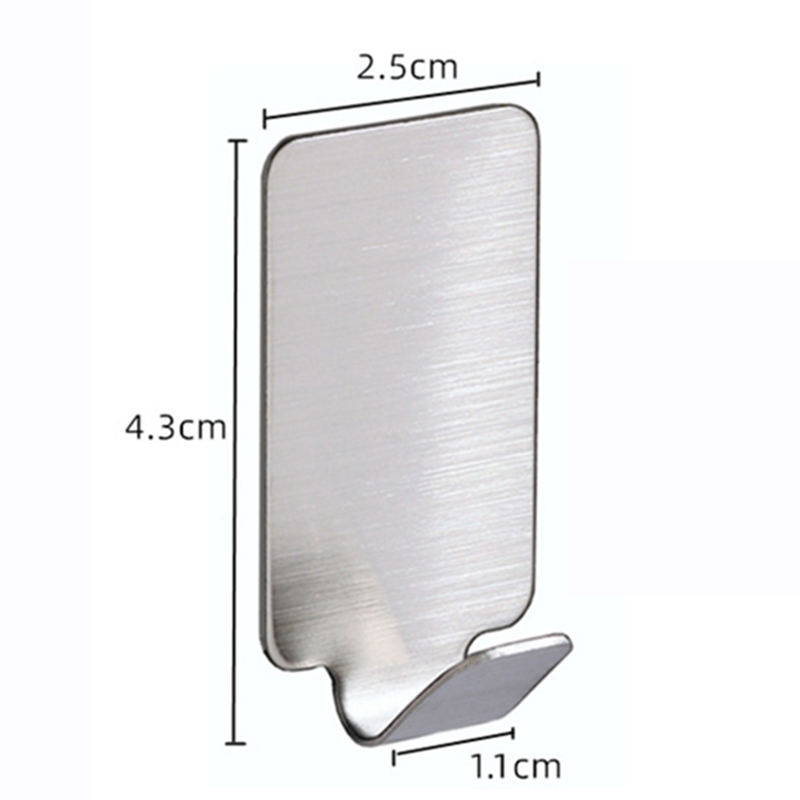 Stainless Steel Razor Blade Holder Straight Razor Blade Holder Shaver Storage Bathroom Hook Organizer Kitchen Hanger Accessories: 02