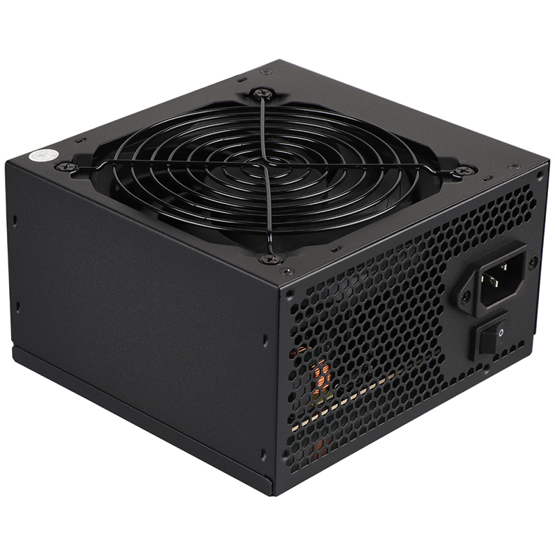 Fonte de alimentação 500W 80PLUS Gold ATX PC PSU não modular 110-230V 20 + 4PIN Ultra-silencioso adequado para jogos de servidor de computador desktop
