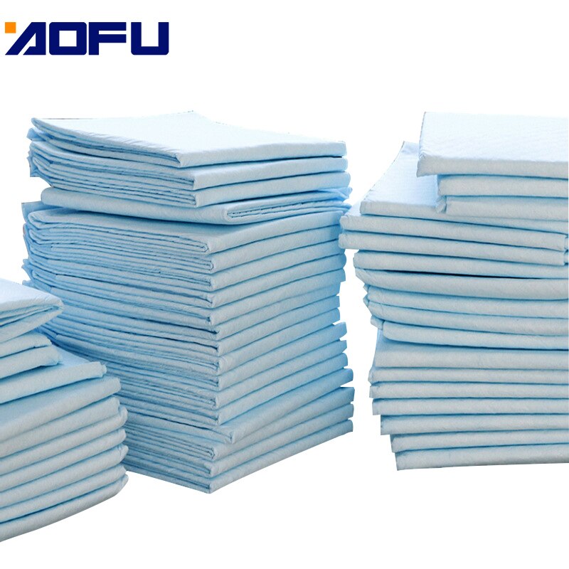 100 Pcs 33 X 45cm Poop Scooper Diaper Changing Mat Pad Paper for Absorbent Waterproof Disposable Cleaning Supplies Dog Toilet