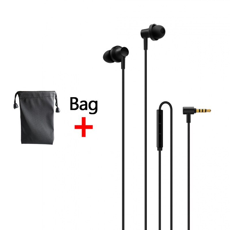 Originele Xiaomi Hybrid Pro HD 2 Oortelefoon Dynamische Wired Controle Dual Driver Met MIC Headset In Ear Microfoon Oortjes: Add bag