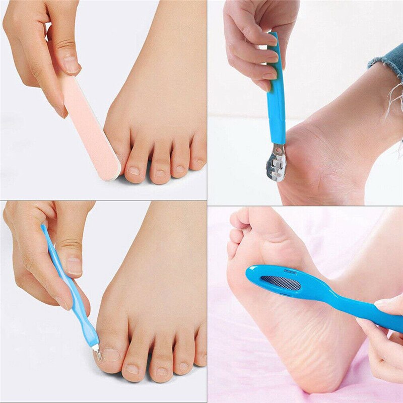 8Pcs Nail Tools Pedicure Kit Rasp Foot File Callus Remover Nail Care Tools Foot Rasps
