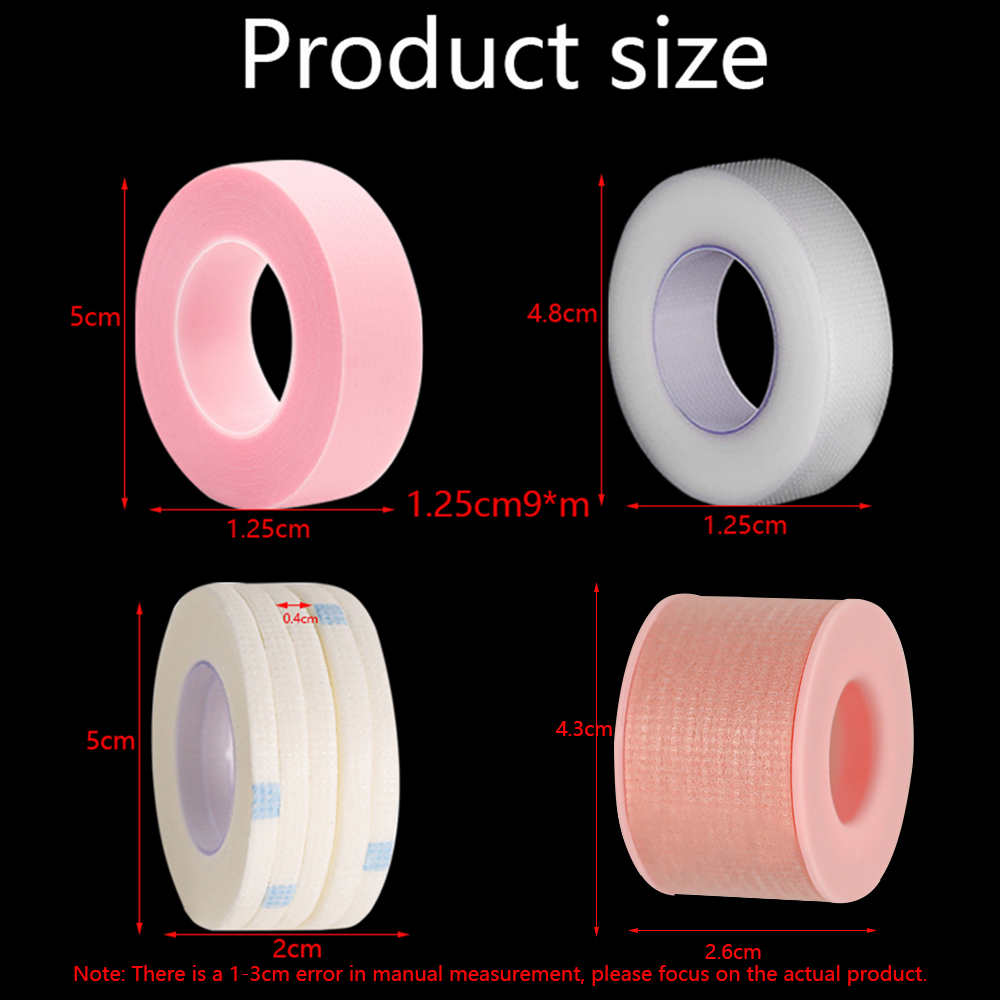 1/3/5 Rolls Wimpers Extension Tape PE Lijm Gereedschap Onder De Ogen Pads Voor Micropore Wimpers Enten Levert Lash Lifting Tapes