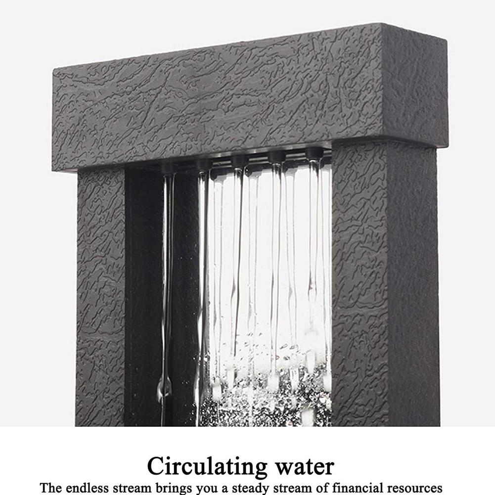 drinnen Brunnen Dekorative LED-beleuchtung Schreibtisch Brunnen Brunnen Wasser Ornamente Mit Steine Feng Shui Rad Becken # DAS