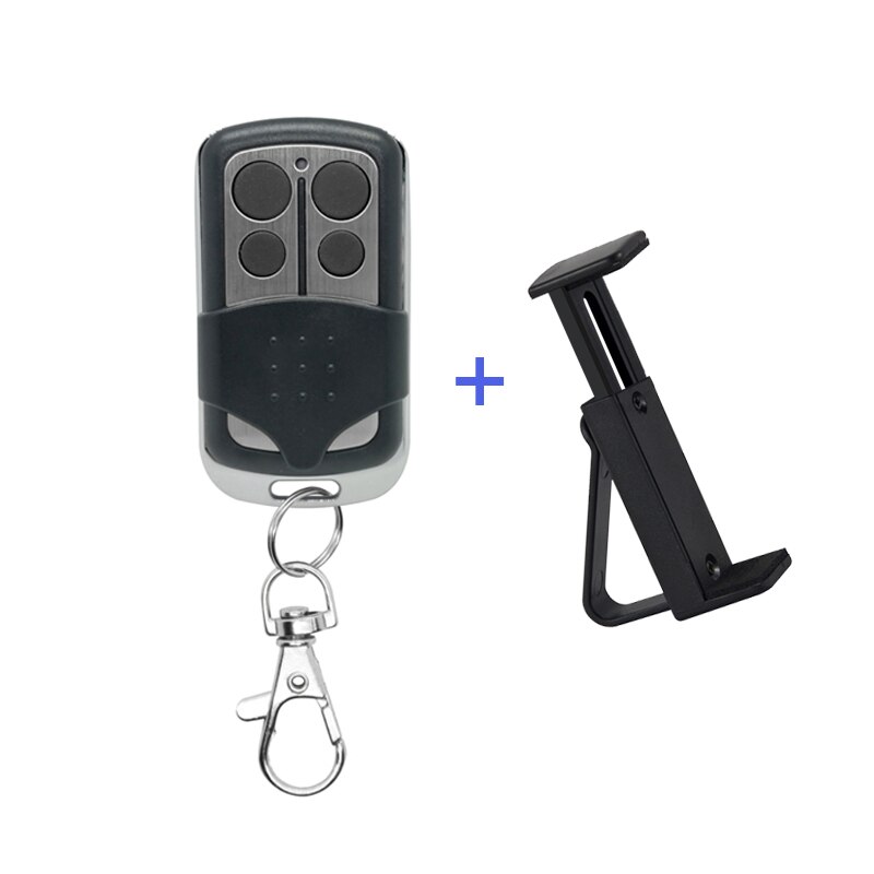 4 kanalen Garagedeuropener Afstandsbediening voor Compatibel met Liftmaster 433.92mhz merlin Handheld zender sleutelhanger: A belt clip