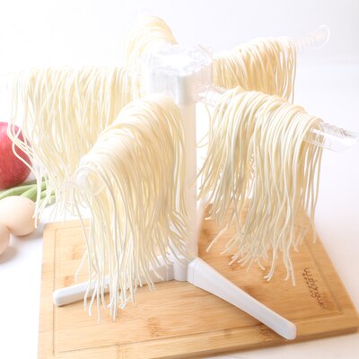 Husholdnings rustfrit stål presning pasta maskine lille manuel nudelmager maskine + pasta tørrestativ spaghetti tørretumbler stativ