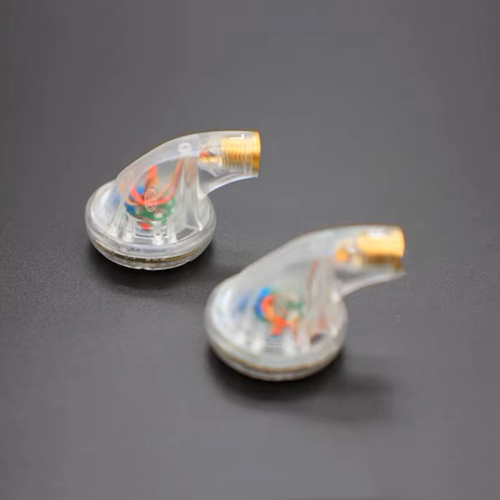 FENGRU JZ32 Diy controlador de película de berilio/controlador LCP/diafragma de diamante azul PET 300ohm auriculares de cabeza plana auriculares internos de graves pesados: Gris