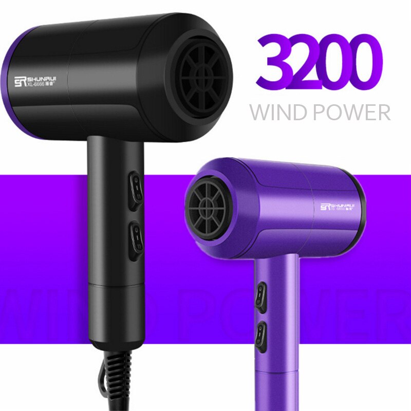 3200W Elektrische Föhn Power Huishoudelijke Kapper Negatieve Ionen Föhn Kapper Salon Haardroger Styling Tools Eu Plug F30