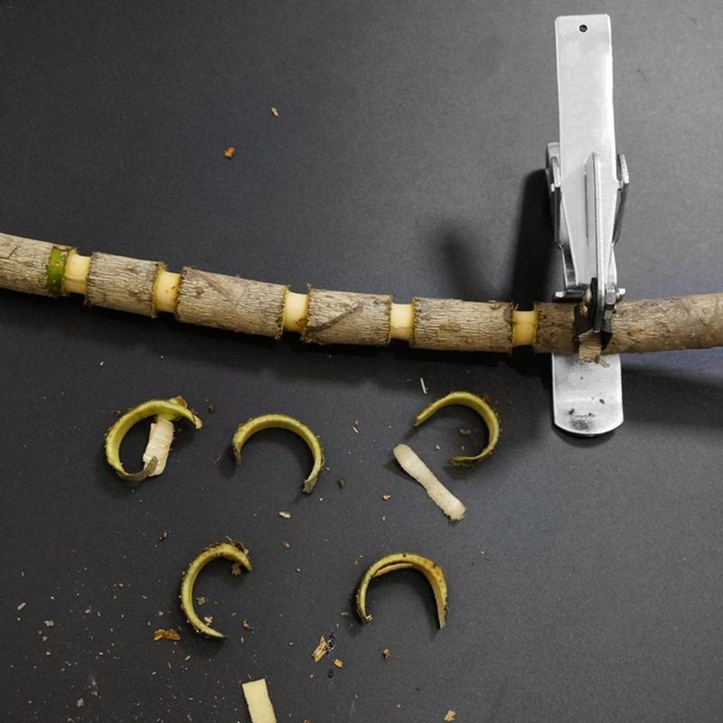 Neue Ring Geformt Obst Baum Schäler Rinde Abisolieren Schneiden Werkzeug Edelstahl Pfropfen Werkzeug Rinde Obst Baum Ring Garten Werkzeuge