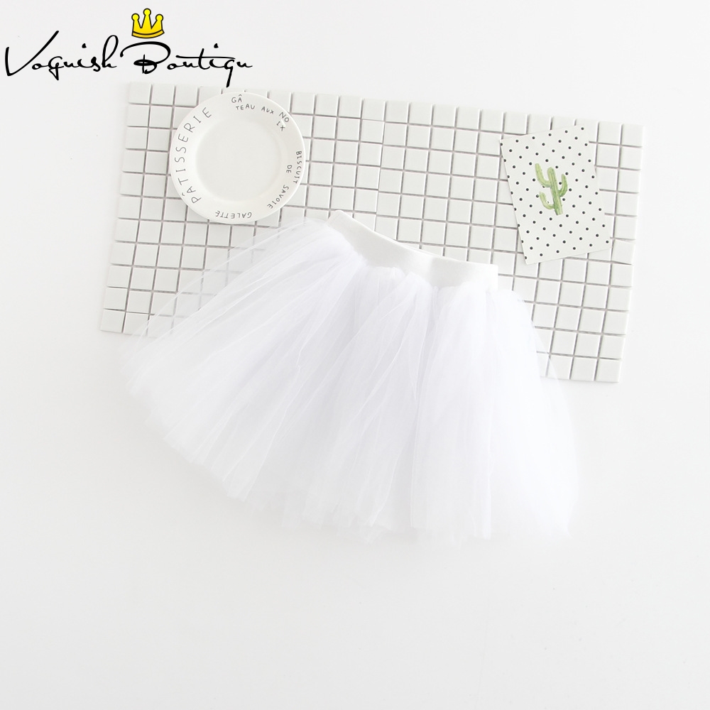 Baby pige net slør nederdel børn sød prinsesse tøj fødselsdag småbørn bold kjole fest kawaii tutu nederdele