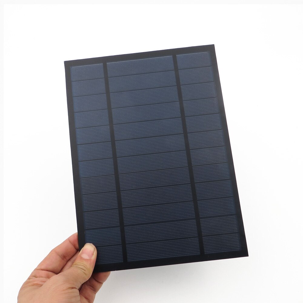 Mini cellule solaire 6W 6V 1000mA | Mini panneau solaire Standard époxy silicium polycristallin bricolage, Module de Charge de la batterie