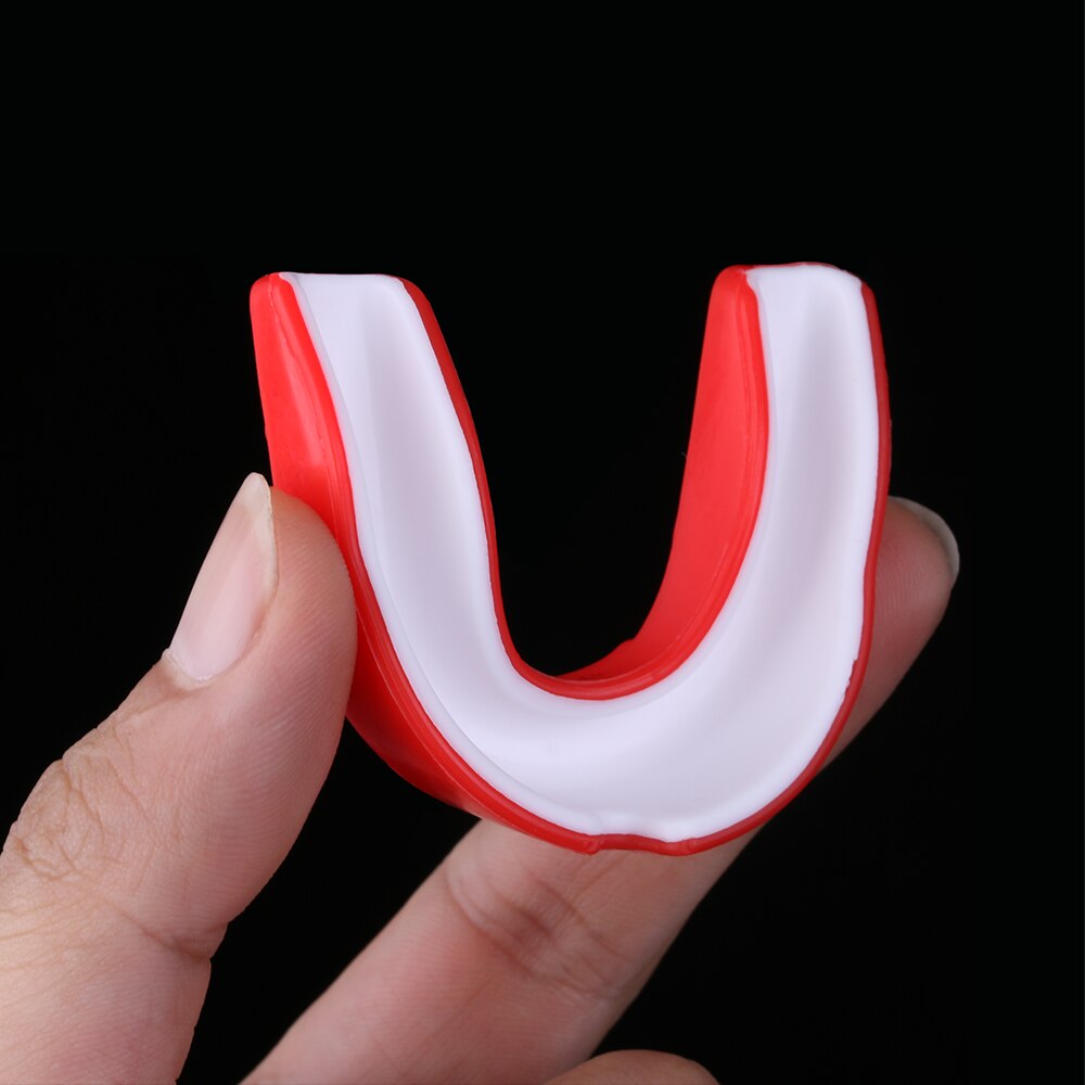 1pc Soft EVA Silicone Tanden Protector Volwassen Mond Guard Gebitsbeschermer voor Boksen Sport Voetbal Basketbal Hockey Karate Muay Thai