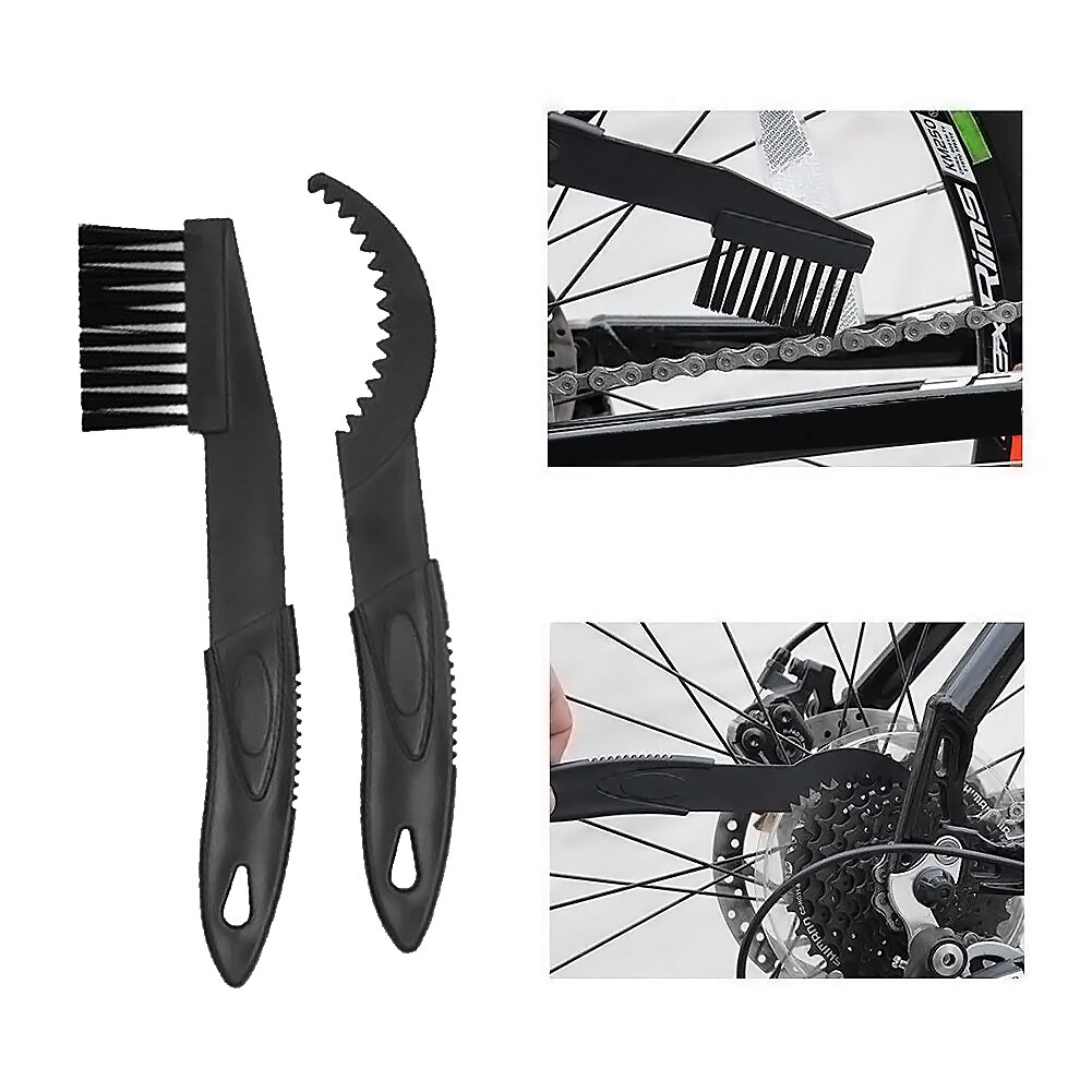 Portable Bicycle Chain Cleaner 3D Chain Brush Wash Tool Set Scrubber Wash Tool Mountain Cycling Cleaning Tool